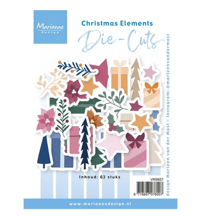 Stansplaatjes christmas elements