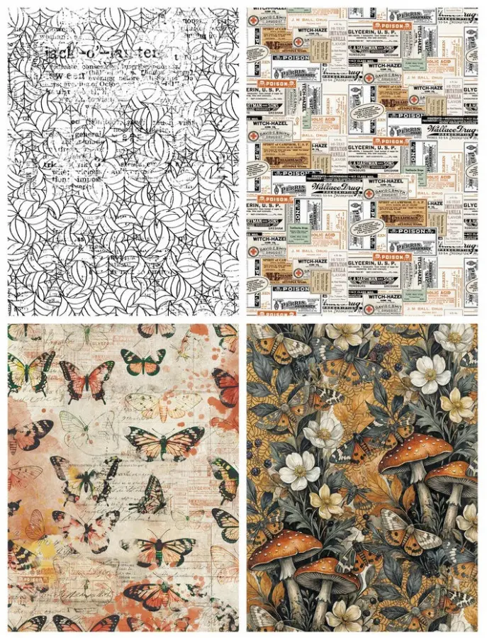 Decoupage papier wicked woods - Afbeelding 2