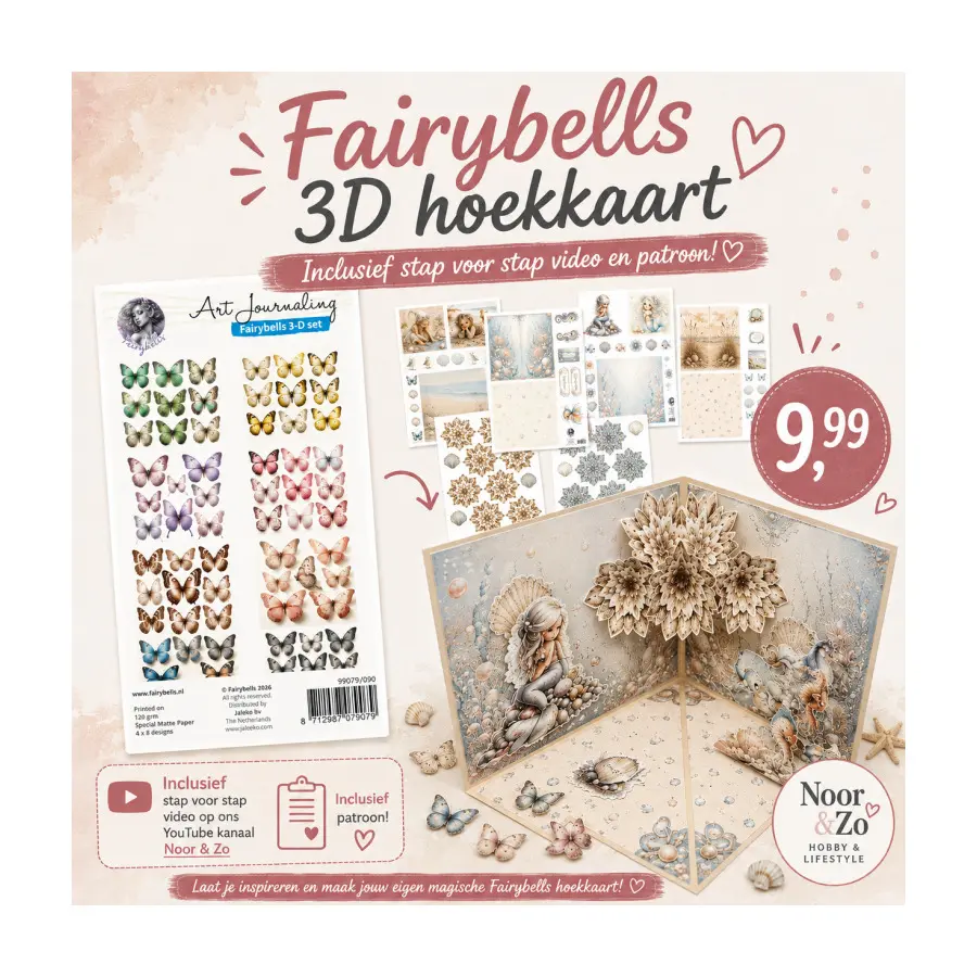festijn Fairybells 3D hoekkaart