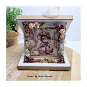Leerzame les shadowbox easel