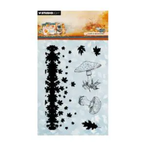 Stempel bladeren & paddenstoelen