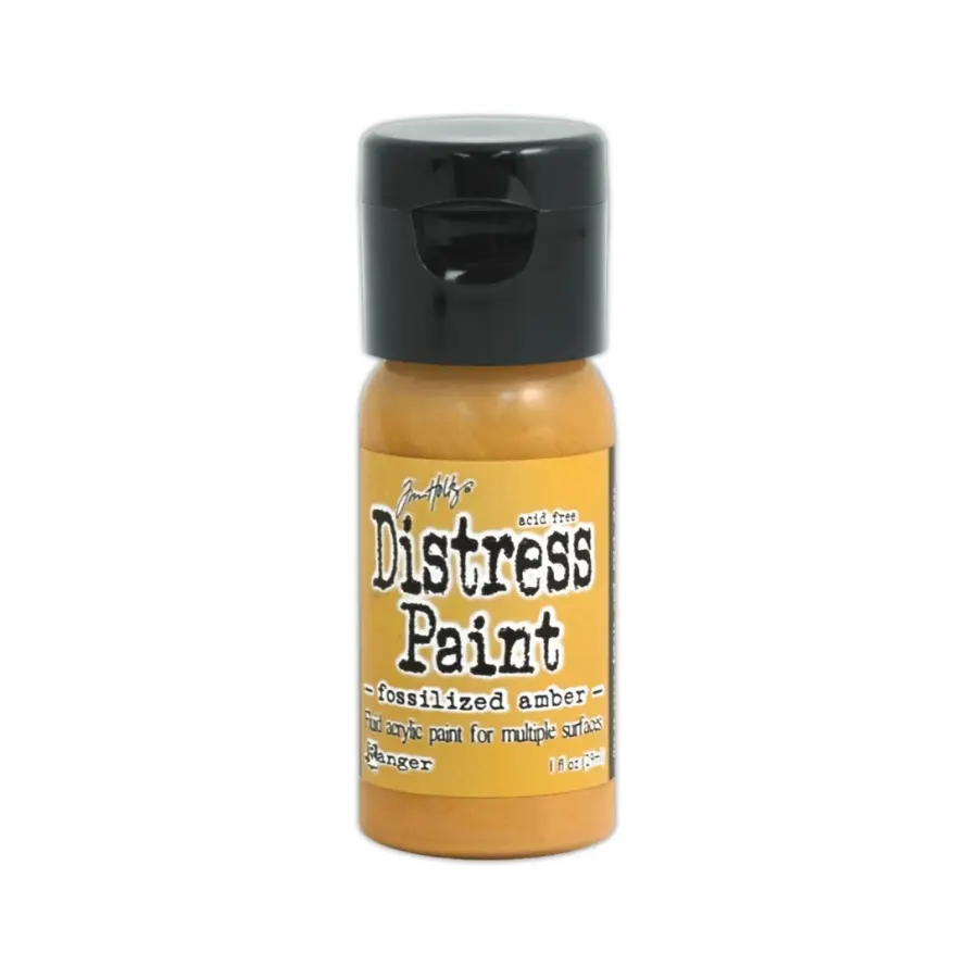Distress Paint fossilized amber