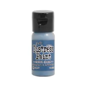 Distress Paint faded jeans