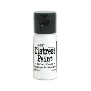 Distress Paint picket fence