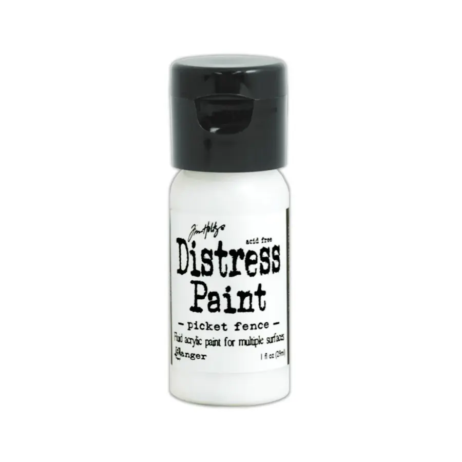 Distress Paint picket fence