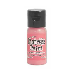 Distress Paint worn lipstick