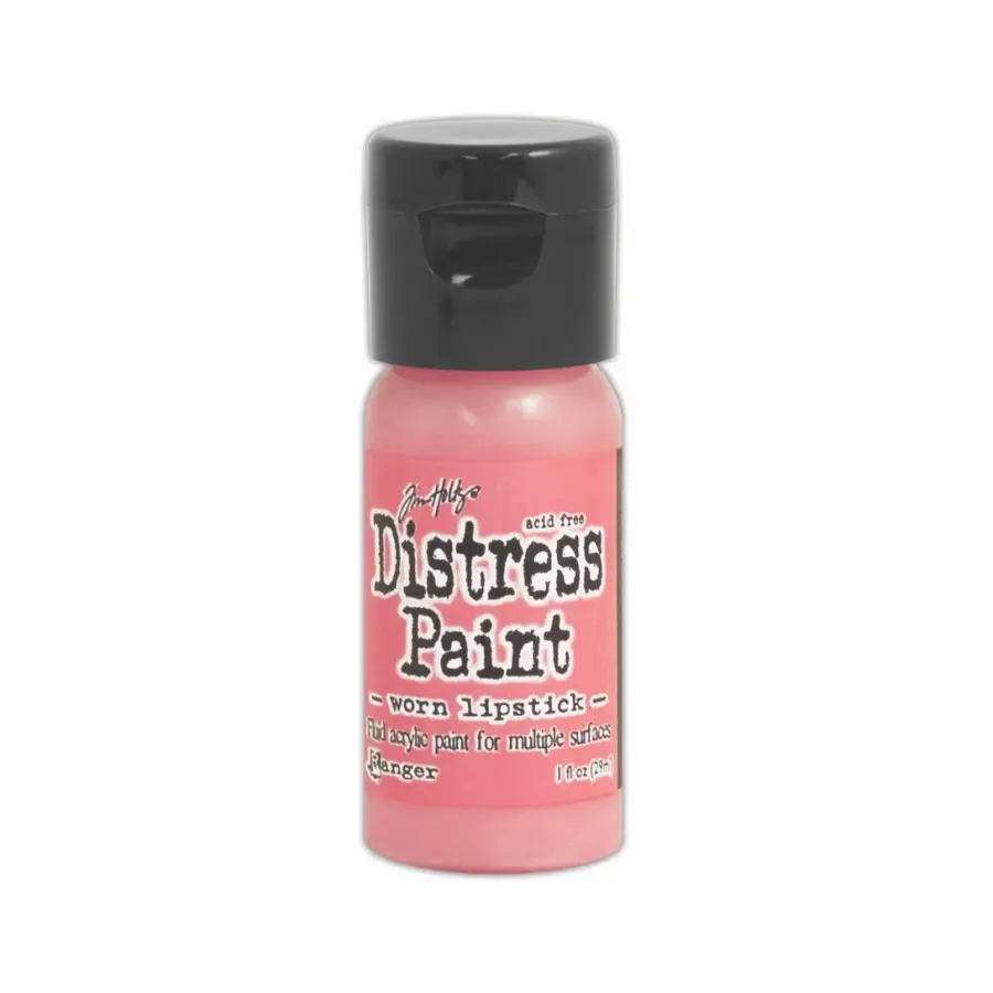 Distress Paint worn lipstick