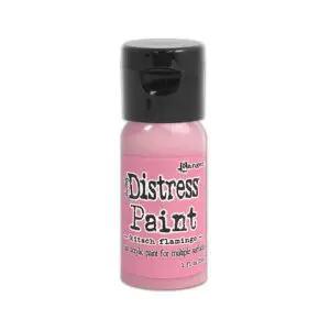 Distress Paint kitsch flamingo