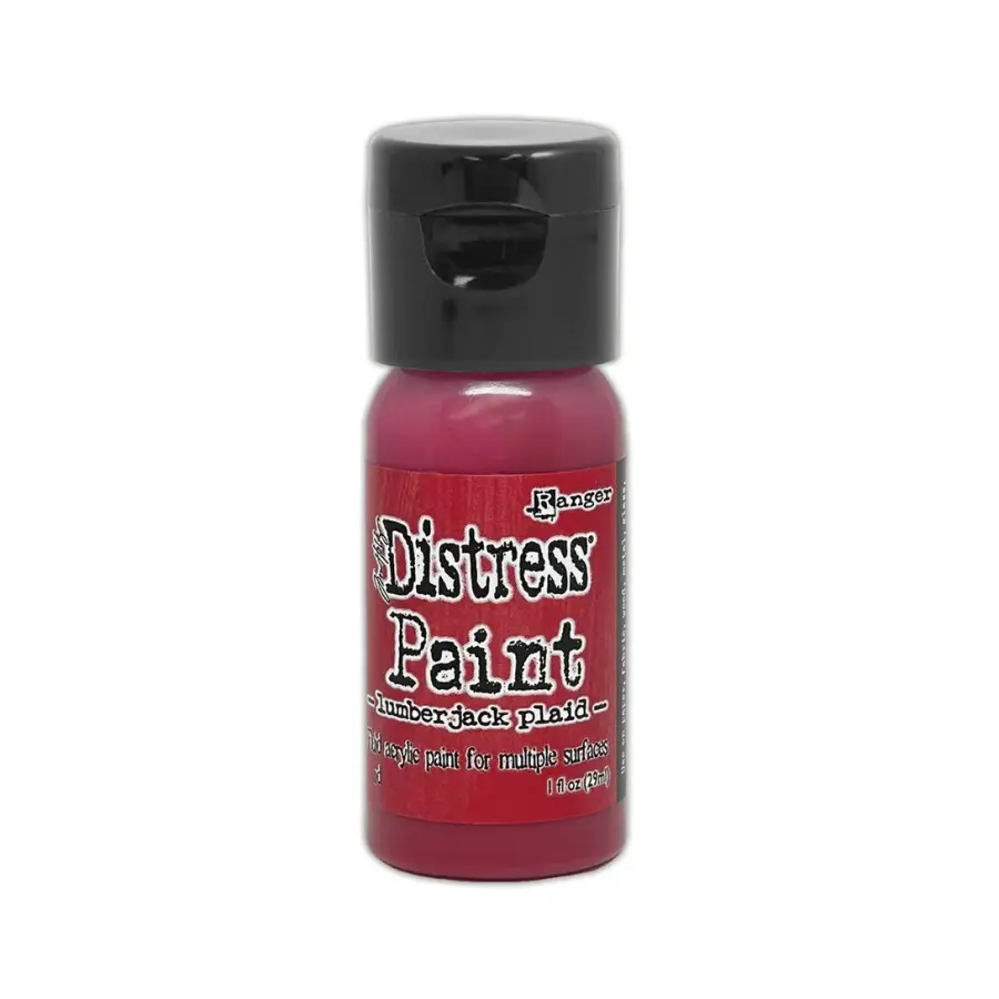 Distress Paint lumberjack plaid