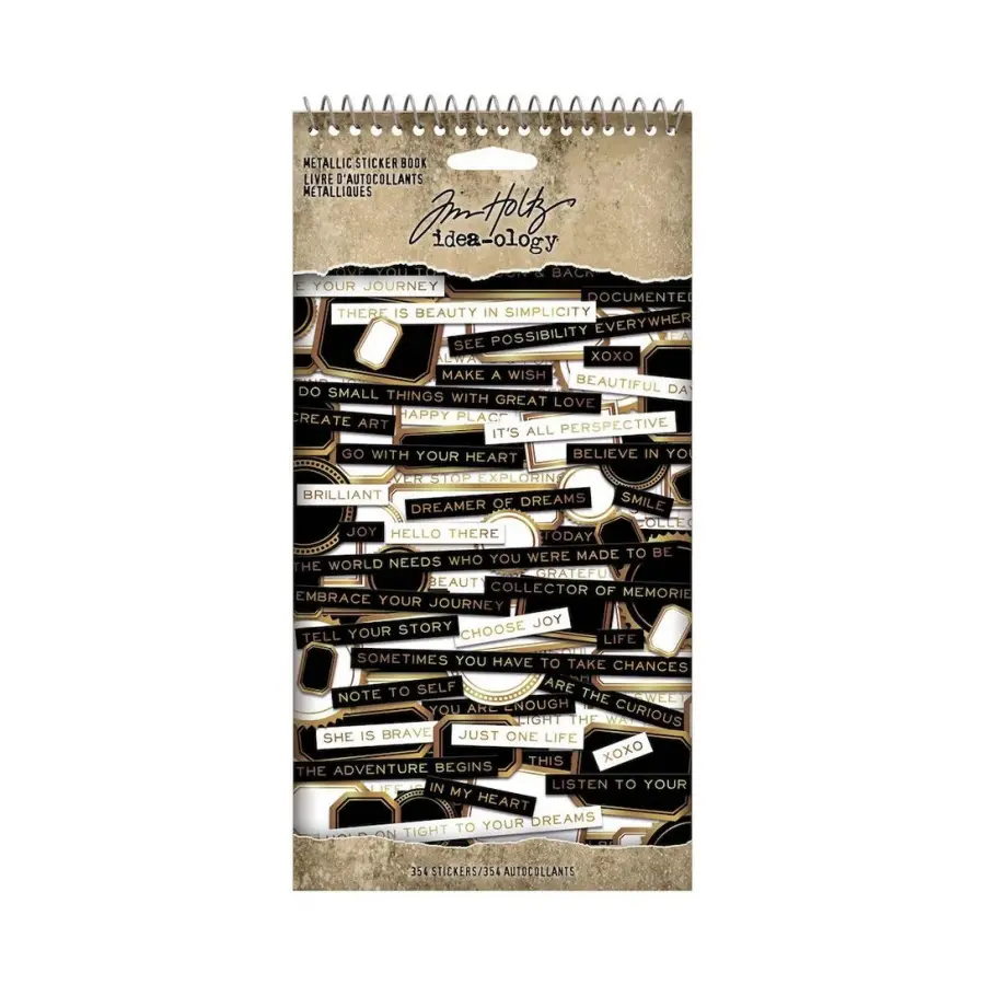 Stickerboek metallic