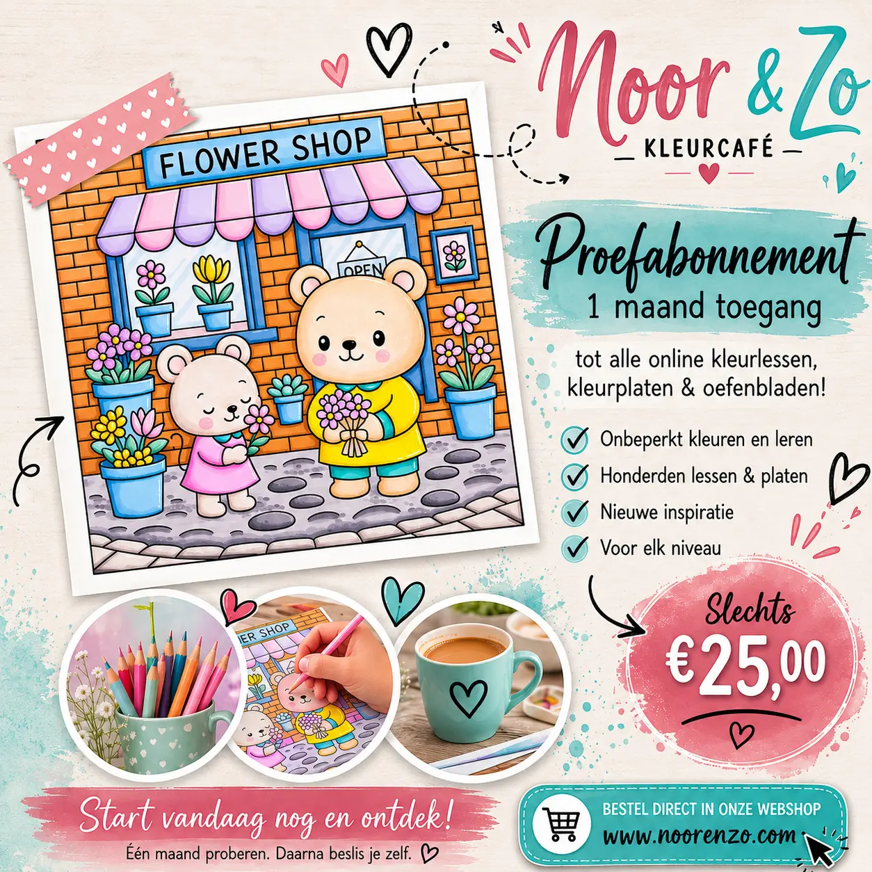Proefabonnement kleurcafe (1 maand) - Afbeelding 2