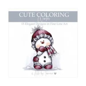 Kleurboek winter – Arts by Tamara