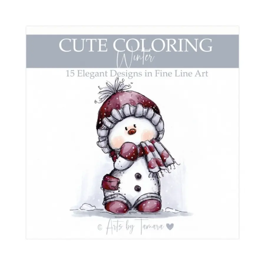 Kleurboek winter - Arts by Tamara