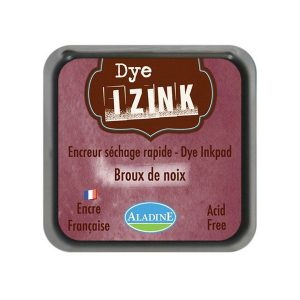 Inkpad Izink Dye Marron Brou De Noix