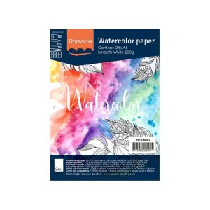 Aquarelpapier smooth wit A5