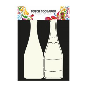 card art  champagne bottle