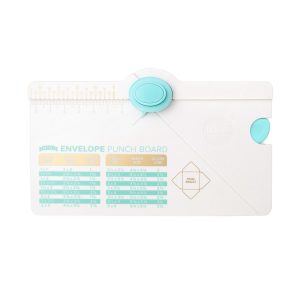 Mini envelope punch board
