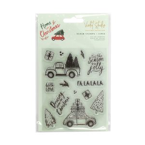 Home for Xmas stempel kerst
