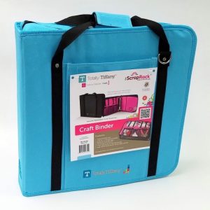 Craft binder turquoise