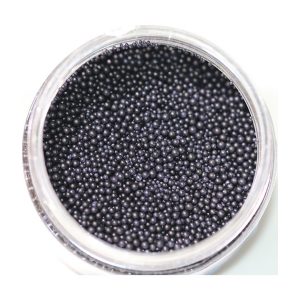 Schudmateriaal flower pearls zwart