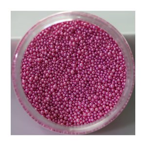 Schudmateriaal flower pearls roze