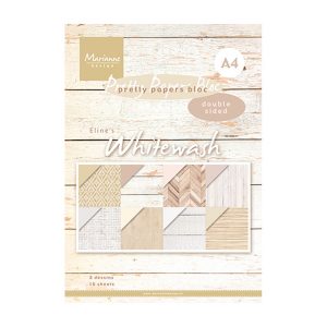 Designpapier hout whitewash