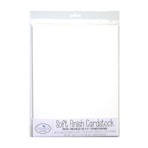 Cardstock soft finish