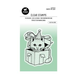 Stempel  cat in a box