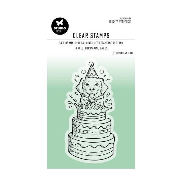 Stempel birthday dog