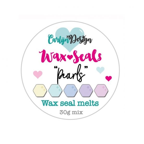 Waxzegel melts pearls