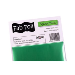 Fab foil spearmint