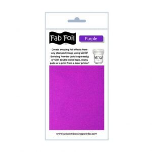 Fab foil purple