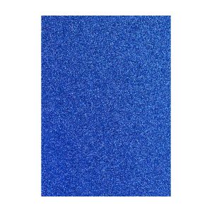 Glitterkarton donkerblauw