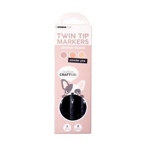 Twin tip markers powder pink