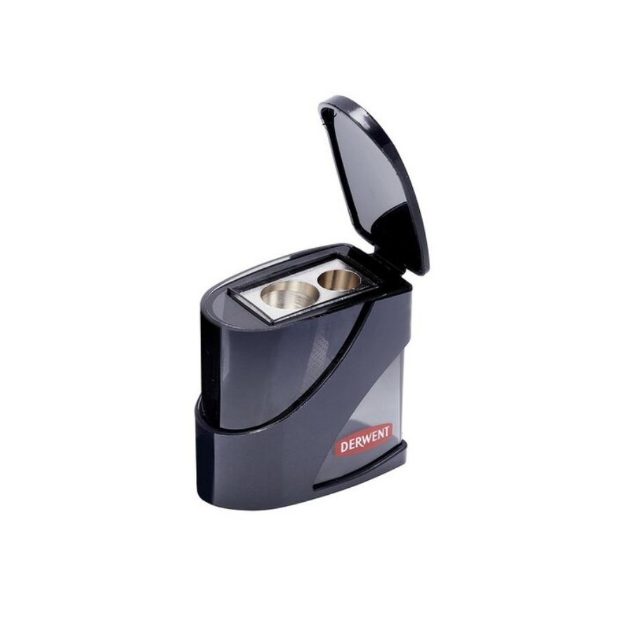 dubbele puntenslijper met opvangbak