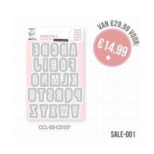 Sale-001 stansmal stitched alphabet