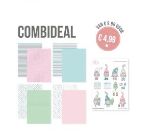 COMBIDEAL Let’s stay gnome knipvel + papier
