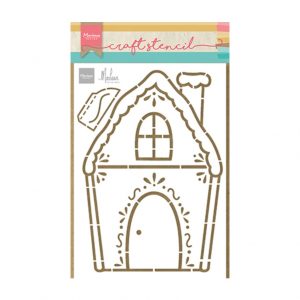 Stencil gingerbread house