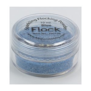Flock sparkling powder blue