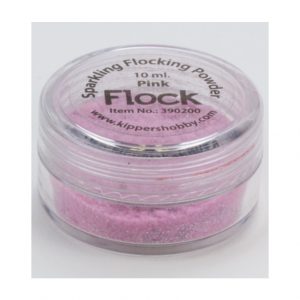 Flock sparkling powder pink