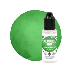 Alcohol inkt groen botanisch shamrock