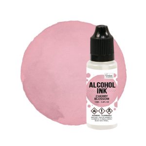 Alcohol inkt roze zalm kersenbloesem