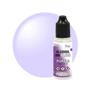 Alcohol inkt purple fluro