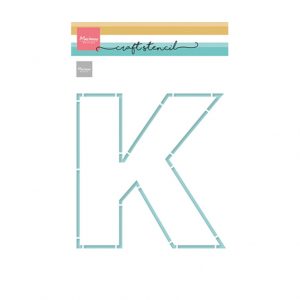 Stencil letter K