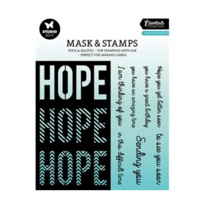 Stencil en stempel hope