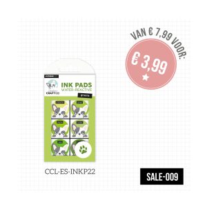 Sale-009 inktkussens water-reactive pastels greens
