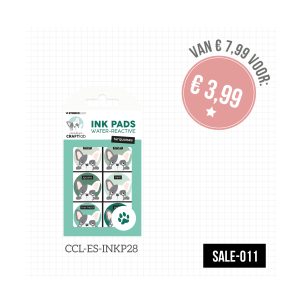Sale-011 inktkussens water-reactive turquoises