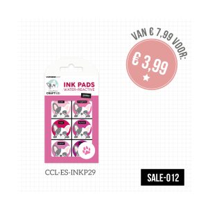 Sale-012 inktkussens water-reactive pinks