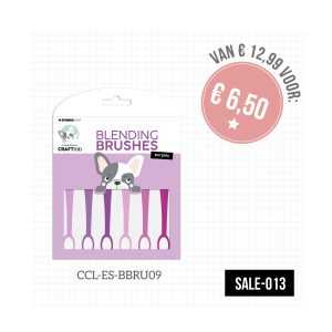 Sale-013 blending brushes 2 cm purples