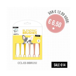 Sale-014 blending brushes 2 cm yellows